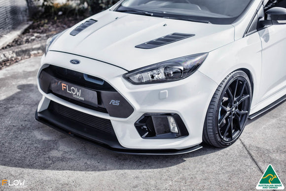 FLOW Designs  MK3 Focus RS Front Lip Splitter (3 Piece) & Bumper Reinforcement Bracket - MODE Auto Concepts