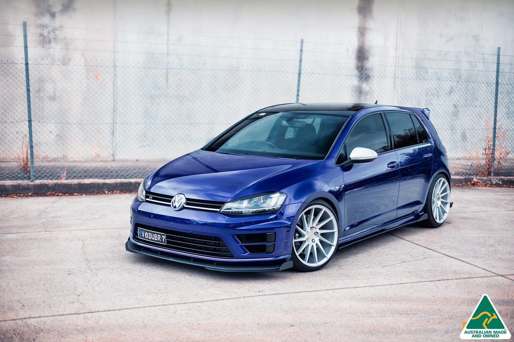 FLOW Designs  MK7 Golf R Side Skirt Splitters V3 (Pair)