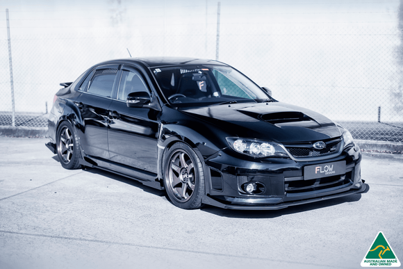FLOW Designs  Impreza WRX / STI G3 Sedan FL Front Lip Splitter - MODE Auto Concepts