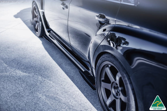 FLOW Designs  Impreza WRX / STI G3 Sedan FL Side Skirt Splitters (Pair) - MODE Auto Concepts