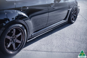 FLOW Designs  Impreza WRX / STI G3 Sedan FL Side Skirt Splitters (Pair) - MODE Auto Concepts