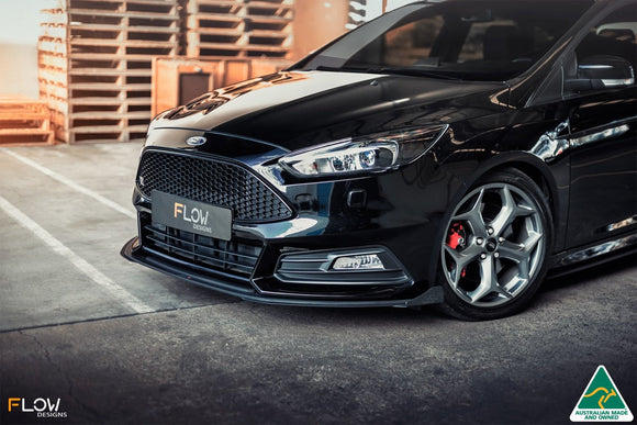 FLOW Designs  MK3.5 Focus ST (Facelift) Front Lip Splitter (2 Piece) - MODE Auto Concepts