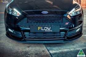 FLOW Designs  MK3.5 Focus ST (Facelift) Front Lip Splitter (2 Piece) - MODE Auto Concepts