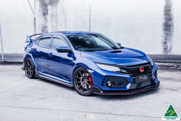 FLOW Designs  FK8 Civic Type R Side Skirt Splitters (Pair) - MODE Auto Concepts