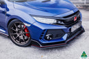 FLOW Designs  FK8 Civic Type R Front Lip Splitter - MODE Auto Concepts