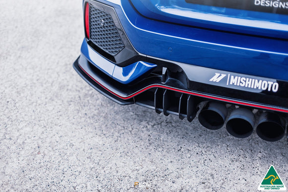 FLOW Designs  FK8 Civic Type R Flow-Lock Rear Diffuser - MODE Auto Concepts