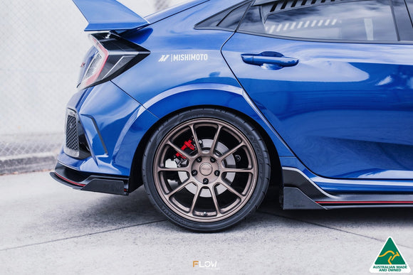 FLOW Designs  FK8 Civic Type R Rear Spat Winglets (Pair) - MODE Auto Concepts