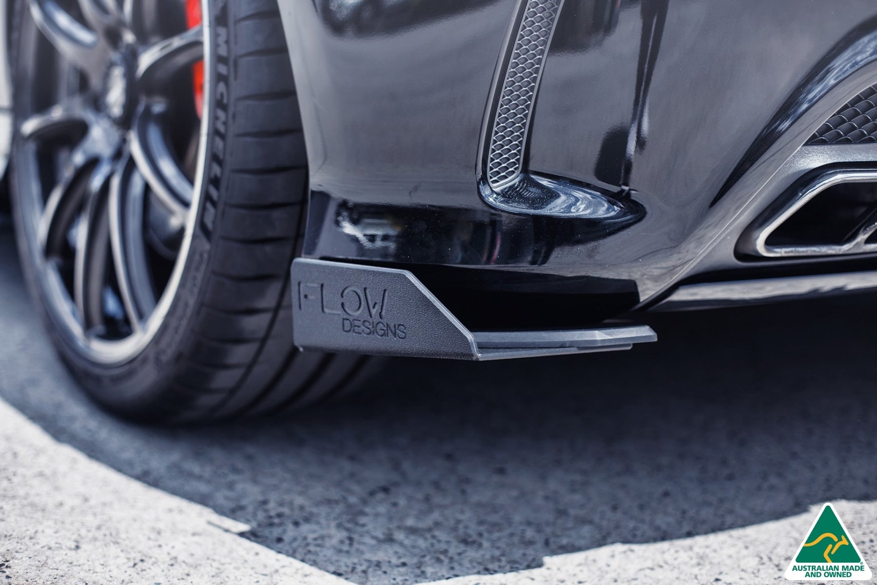 FLOW Designs  A45 AMG W176 (PFL) Rear Spats (Pair) - MODE Auto Concepts
