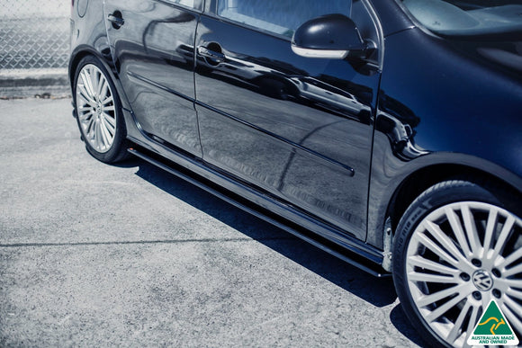 FLOW Designs  MK5 Golf R32 Side Skirt Splitters (Pair) - MODE Auto Concepts