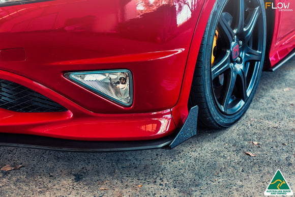 FLOW Designs  FN2 Civic Type R Front Lip Splitter V3 - MODE Auto Concepts