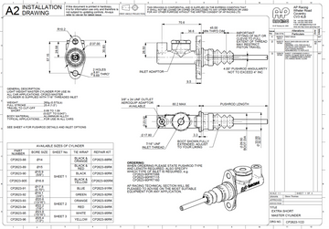 AP Racing CP2623 Master Cylinder - 0