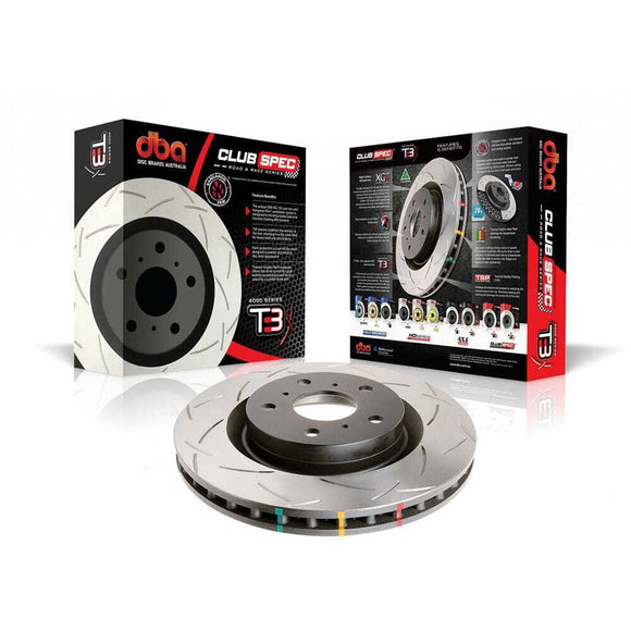 DBA 4000 Series T3 Slot Brake Disc 4786S Toyota Land Cruiser 80 Series Rear