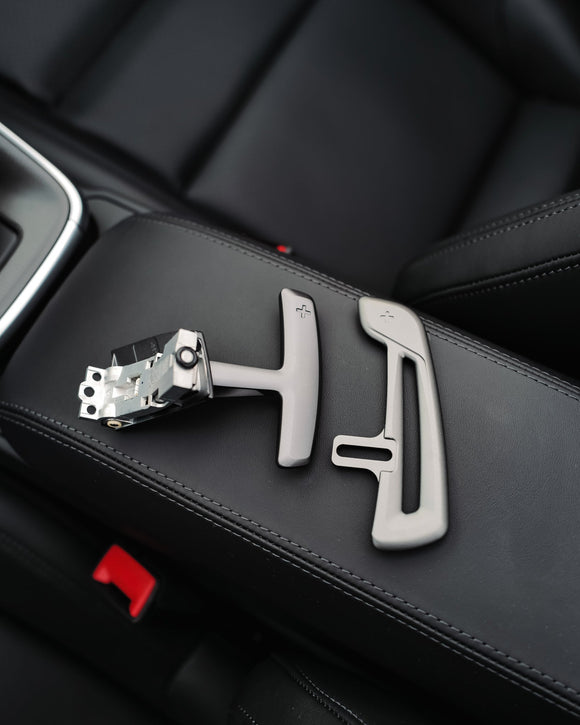 Porsche - GT3 RS Weissach Package Style Aluminum Paddles For JQ Werks Madtrace® Clubsport Magnetic Paddle Shifters - MODE Auto Concepts