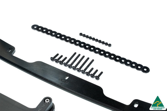 FLOW Designs  Impreza WRX/RS G3 Hatch PFL Front Lip Splitter & Mounting Brace - MODE Auto Concepts