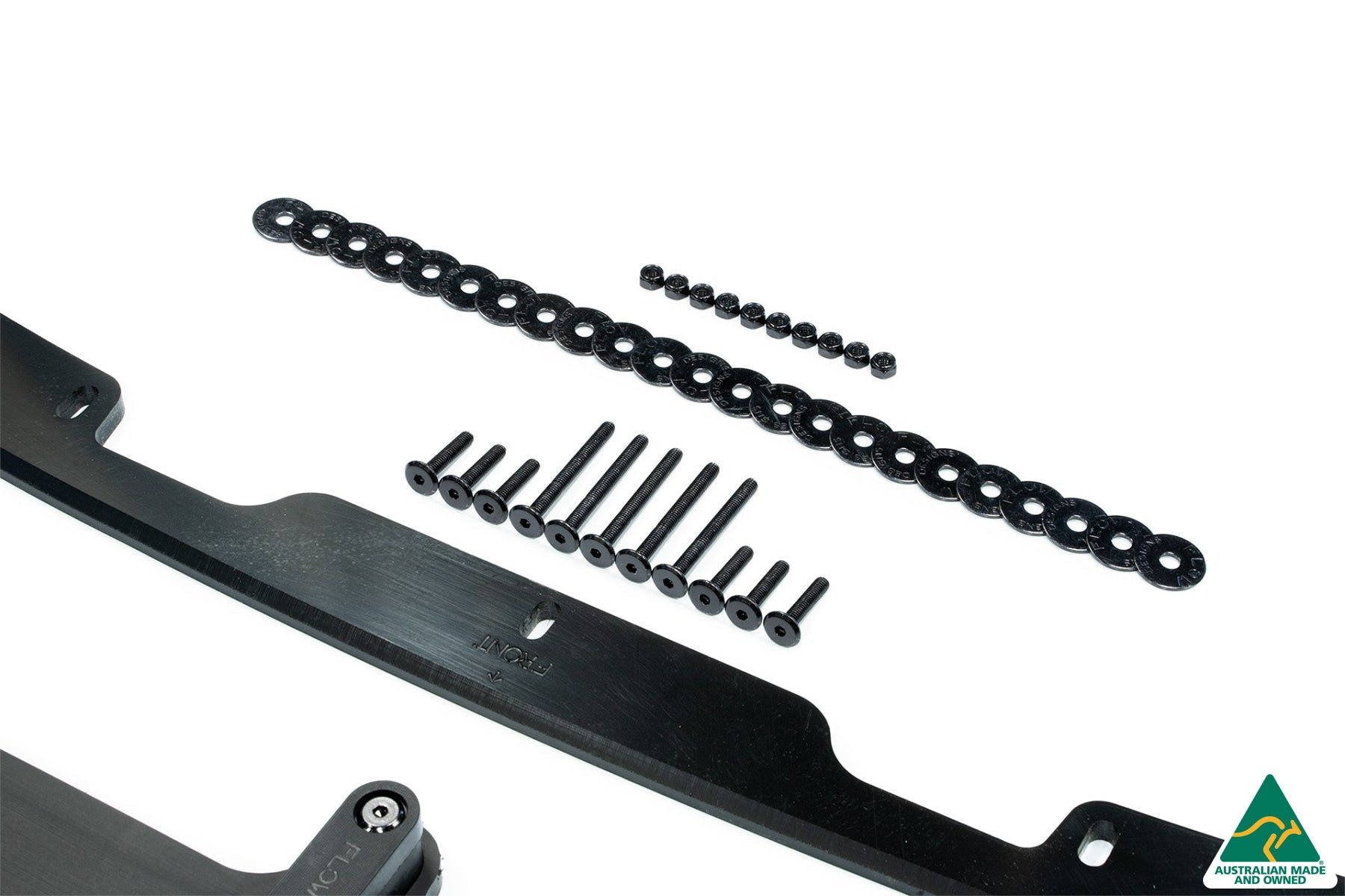 FLOW Designs  Impreza WRX/RS G3 Sedan PFL Front Lip Splitter & Mounting Brace - MODE Auto Concepts