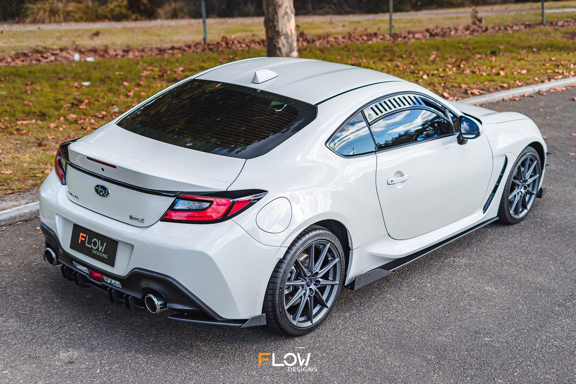 FLOW Designs  ZD8 BRZ Side Skirt Splitters (GLOSS: Pair) - MODE Auto Concepts