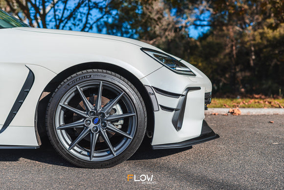 FLOW Designs  ZD8 BRZ Front Lip Splitter Extensions (Pair) - MODE Auto Concepts