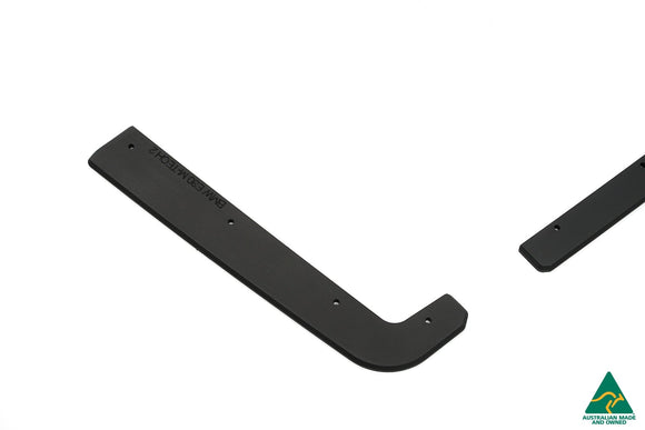 FLOW Designs  E30 M-Tech 2 Rear Bumper Extension (2 Piece) - MODE Auto Concepts