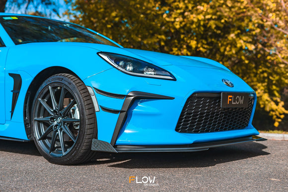 FLOW Designs  ZN8 GR86 Front Bumper Canards - MODE Auto Concepts