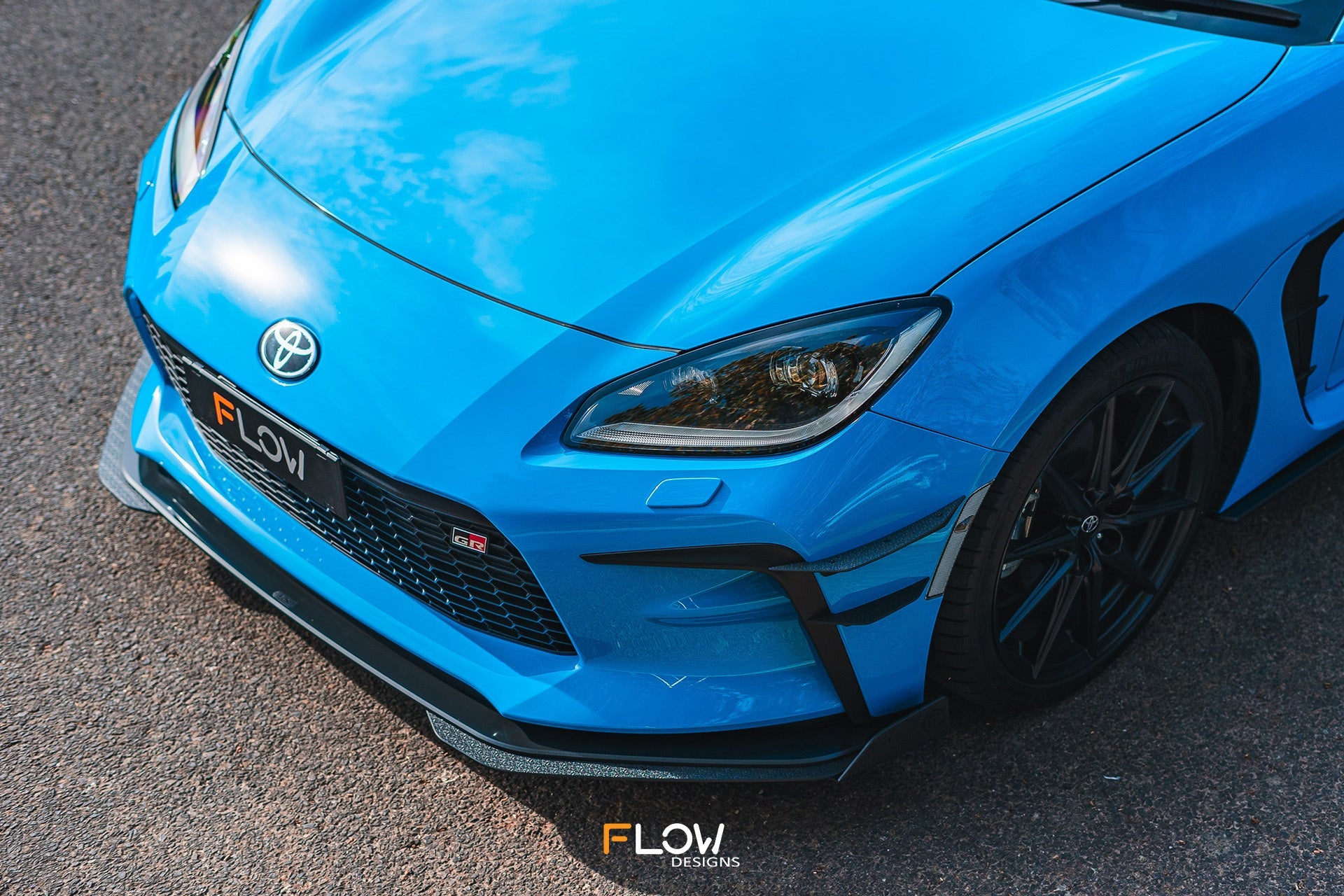 FLOW Designs  ZN8 GR86 Front Bumper Canards - MODE Auto Concepts