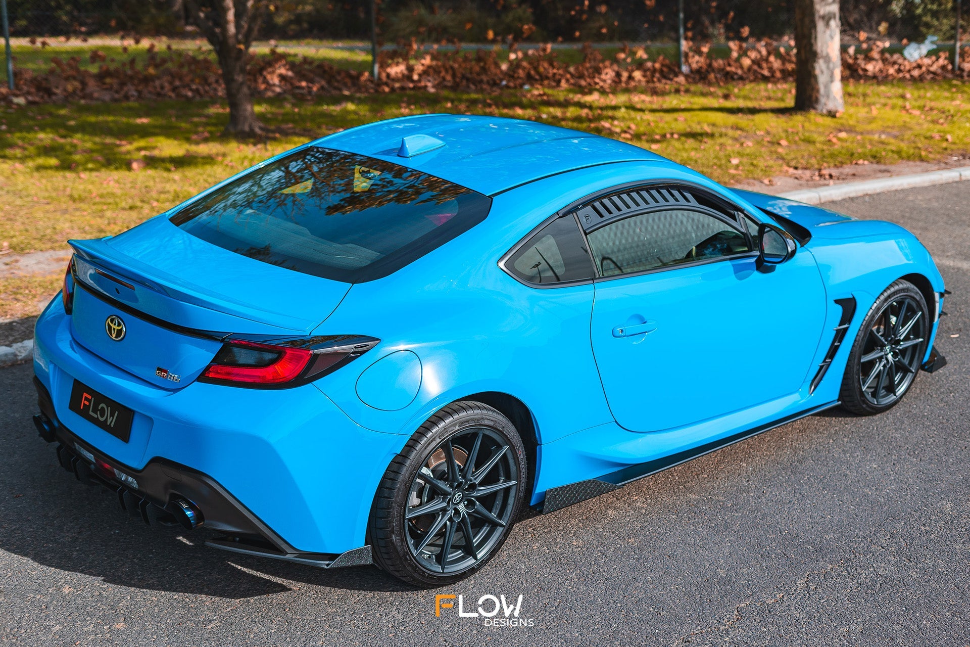 FLOW Designs  ZN8 GR86 Rear Spats (GLOSS; Pair) - MODE Auto Concepts