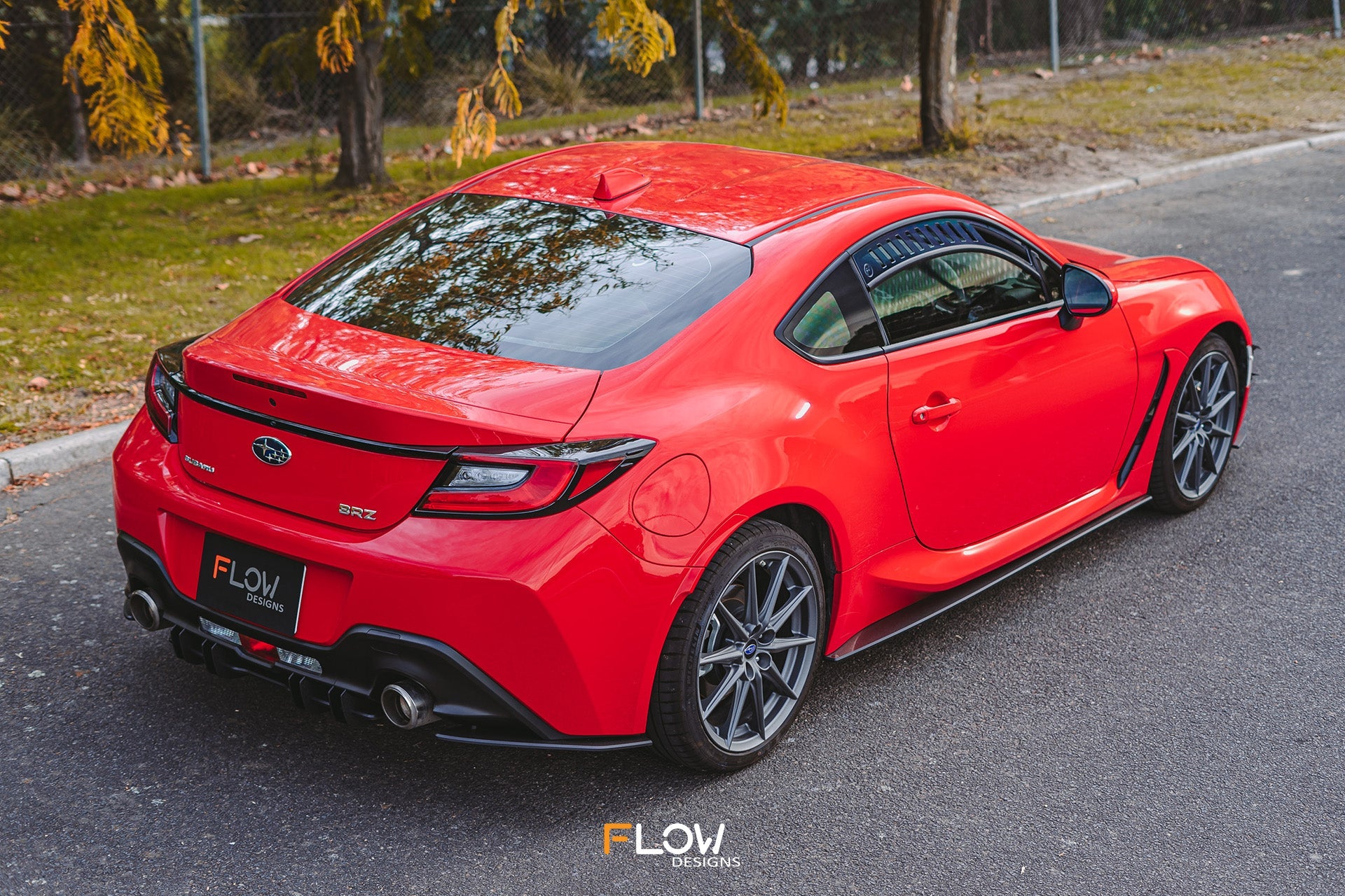 FLOW Designs  ZD8 BRZ Rear Spats (TEXTURED; Pair) - MODE Auto Concepts