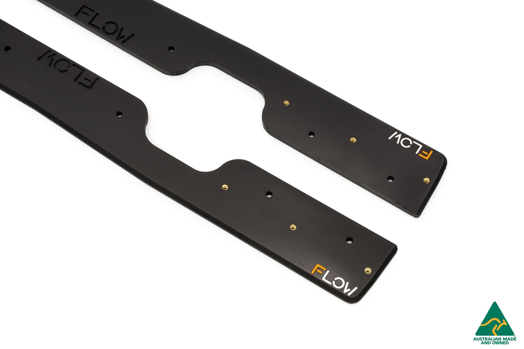 FLOW Designs  MK7 Golf R Side Skirt Splitters V3 (Pair)