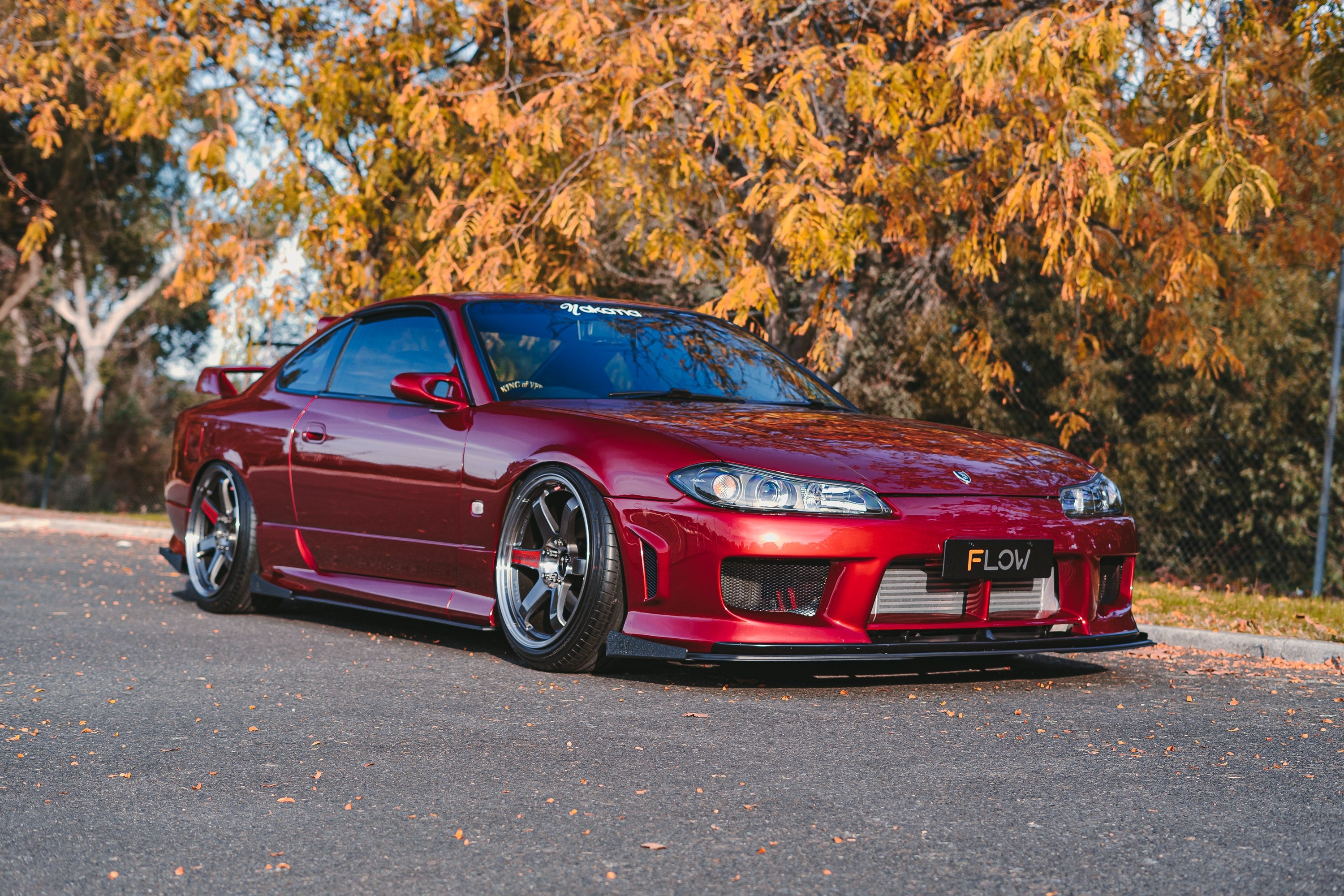 FLOW Designs  S15 / 200SX Full Lip Splitter Set (Aero or Standard)