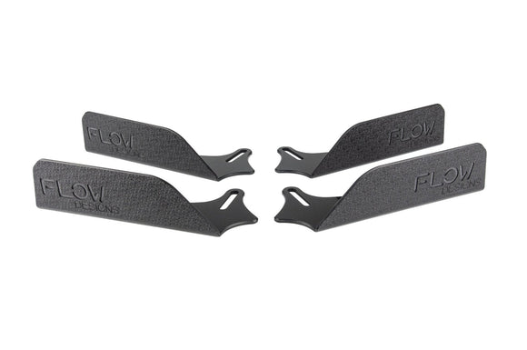 FLOW Designs  i30N Hatch PD FL 2021 Side Skirt Splitter Winglets (Pair) - MODE Auto Concepts