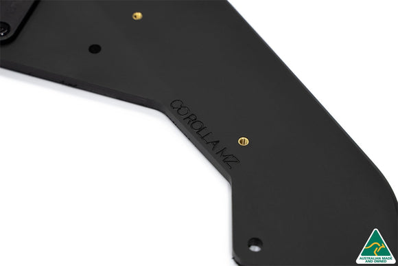 FLOW Designs  Corolla MZEA12R/ZWE211R 2018-2022 Front Lip Splitter & Reinforcement Brackets - MODE Auto Concepts