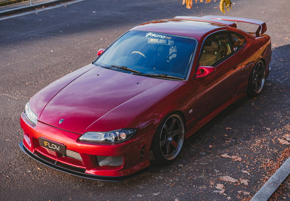 FLOW Designs  S15 / 200SX Full Lip Splitter Set (Aero or Standard) - MODE Auto Concepts