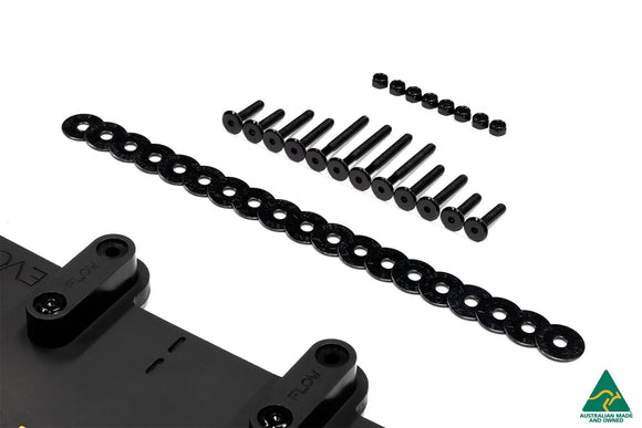 FLOW Designs  Lancer Evolution X Front Lip Splitter V1 - MODE Auto Concepts