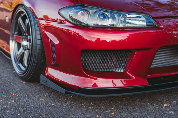 FLOW Designs  S15 / 200SX Full Lip Splitter Set (Aero or Standard) - MODE Auto Concepts