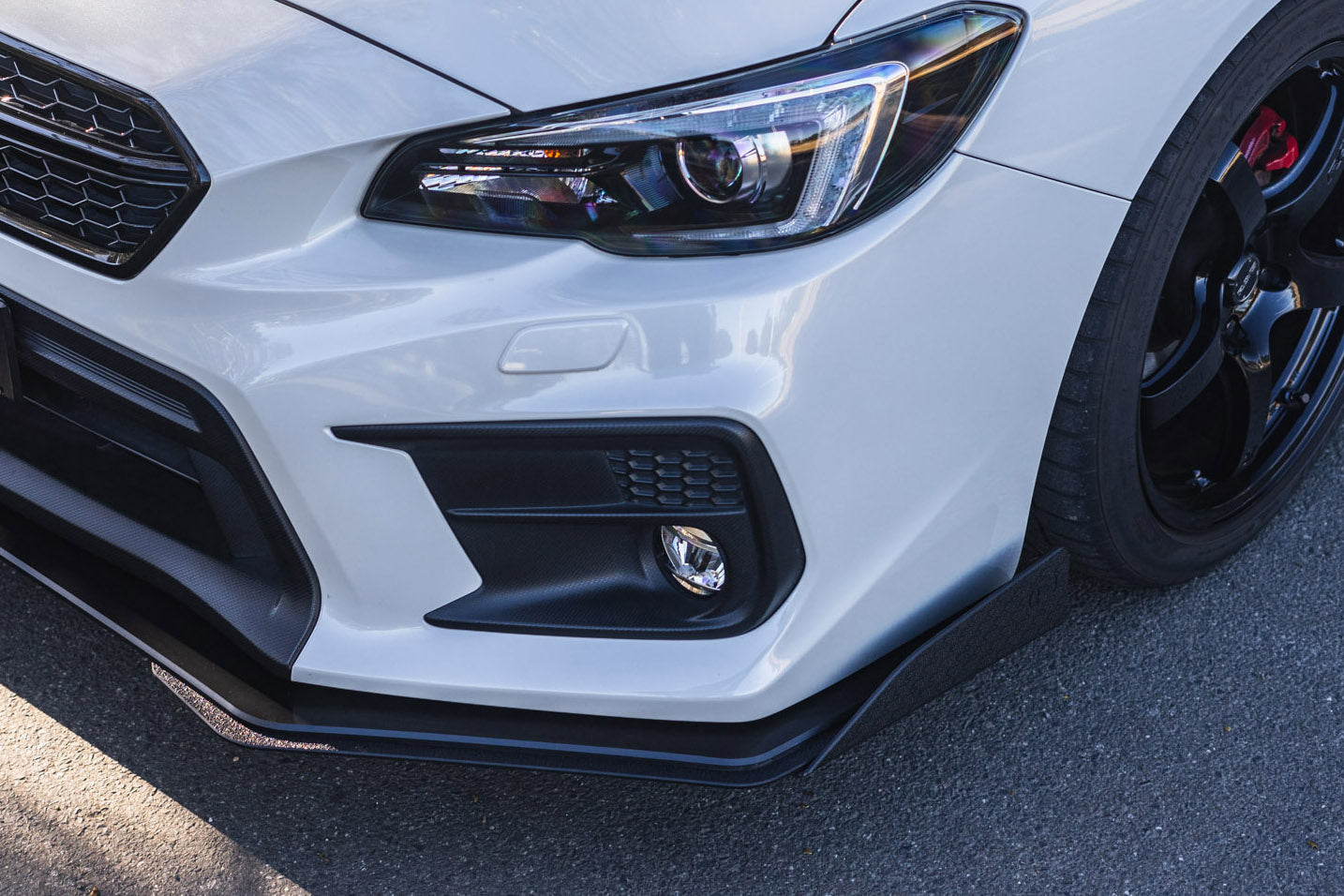 FLOW Designs  VA WRX & STI Front Lip Splitter
