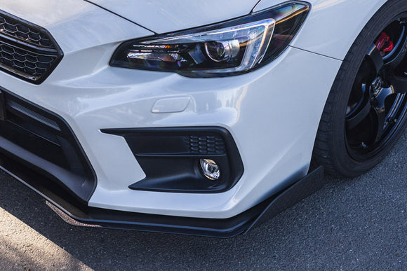 FLOW Designs  VA WRX & STI Front Lip Splitter - MODE Auto Concepts