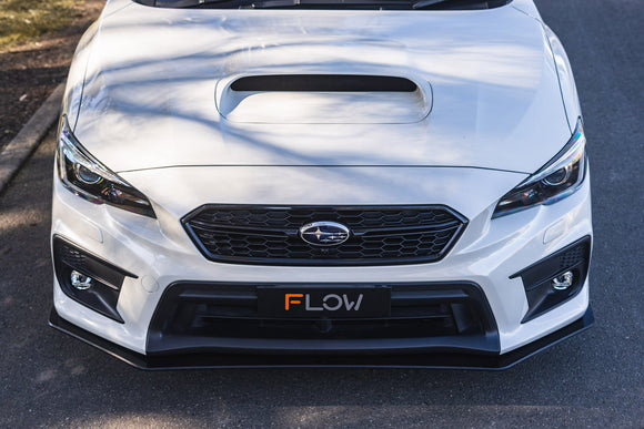 FLOW Designs  VA WRX & STI Front Lip Splitter - MODE Auto Concepts