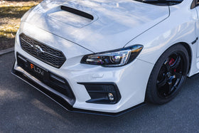 FLOW Designs  VA WRX & STI Front Lip Splitter - MODE Auto Concepts