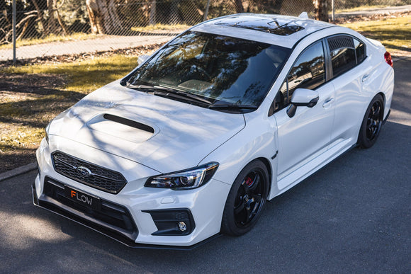 FLOW Designs  VA WRX & STI Front Lip Splitter - MODE Auto Concepts