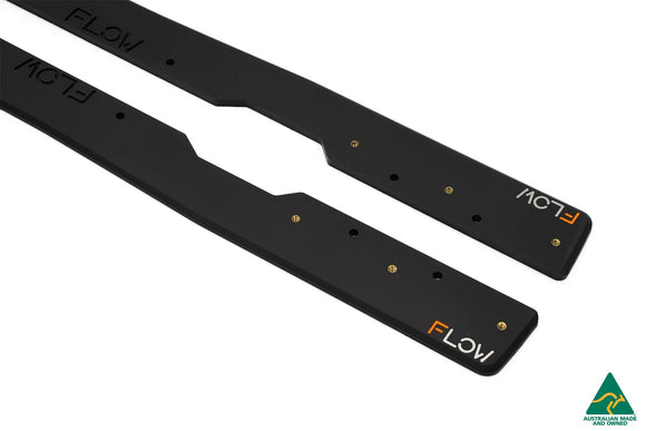 FLOW Designs  MK7.5 Golf R Side Skirt Splitters (Pair) - MODE Auto Concepts