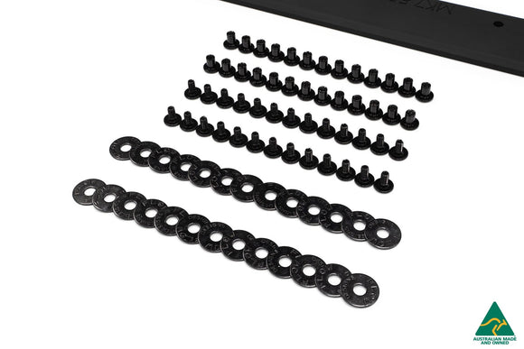 FLOW Designs  MK7.5 Golf R Side Skirt Splitters (Pair) - MODE Auto Concepts