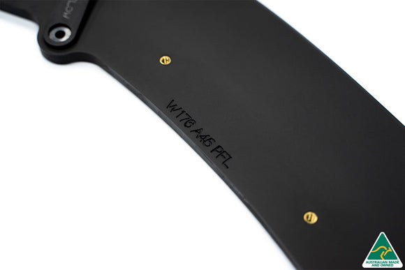 FLOW Designs  A45 AMG W176 (PFL) Front Lip Splitter - MODE Auto Concepts