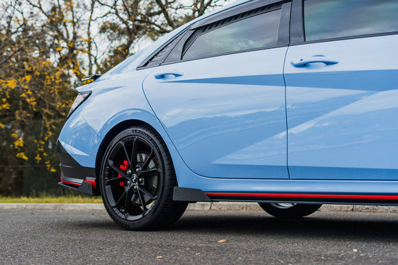 CN7 V2 i30N Sedan FL 2024 Side Skirt Splitters (Pair) - MODE Auto Concepts