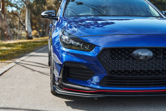 FLOW Designs  i30 N Line Front Bumper Canards - MODE Auto Concepts