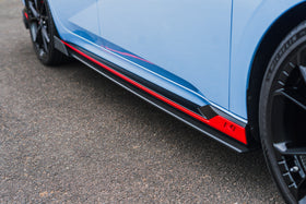 FLOW Designs  CN7 V2 Elantra N Sedan Facelift V2 - 2024 Side Skirt Splitters (Pair) - MODE Auto Concepts