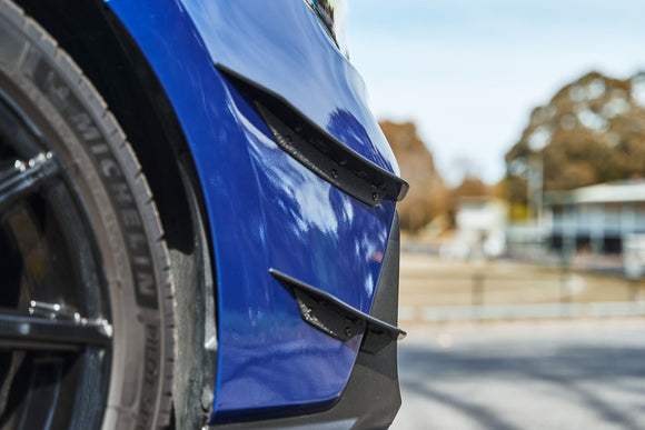 FLOW Designs  i30 N Line Front Bumper Canards - MODE Auto Concepts