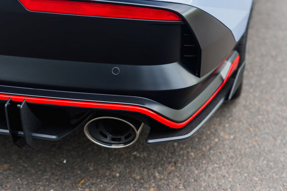 FLOW Designs  CN7 V2 Elantra N Sedan Facelift V2 - 2024 Rear Spat Winglets (Pair) - MODE Auto Concepts