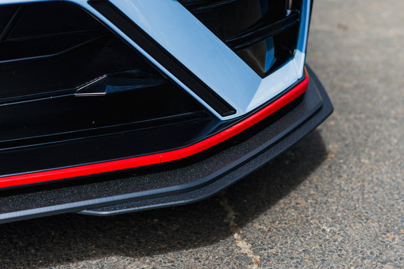 FLOW Designs  CN7 V2 i30N Sedan FL 2024 Front Lip Splitter Extensions (Pair) - MODE Auto Concepts