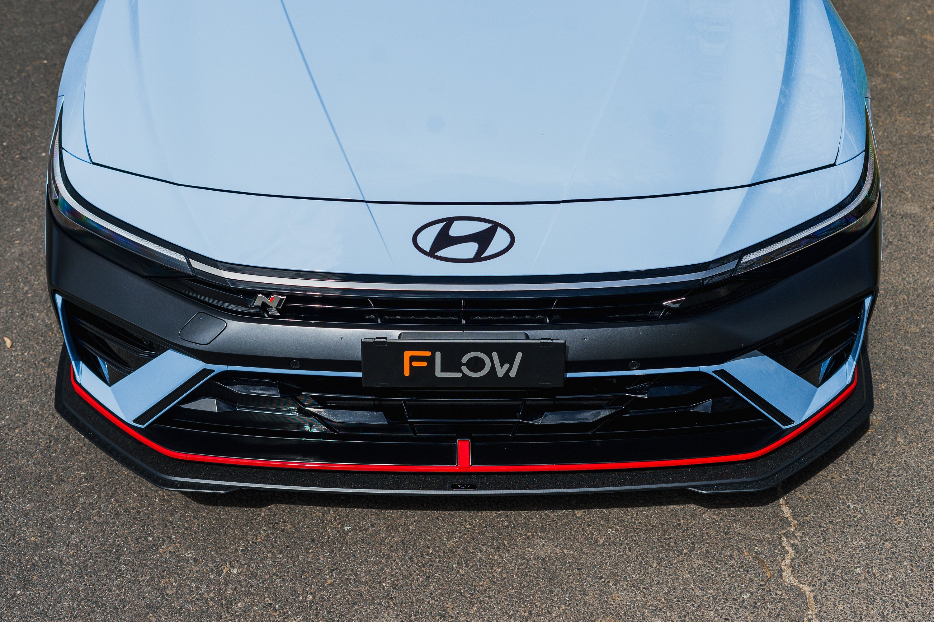 FLOW Designs  CN7 V2 i30N Sedan FL 2024 Front Lip Splitter Extensions (Pair) - MODE Auto Concepts
