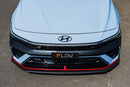 FLOW Designs  CN7 V2 i30N Sedan FL 2024 Front Lip Splitter & Mounting Brackets (Pair) - MODE Auto Concepts