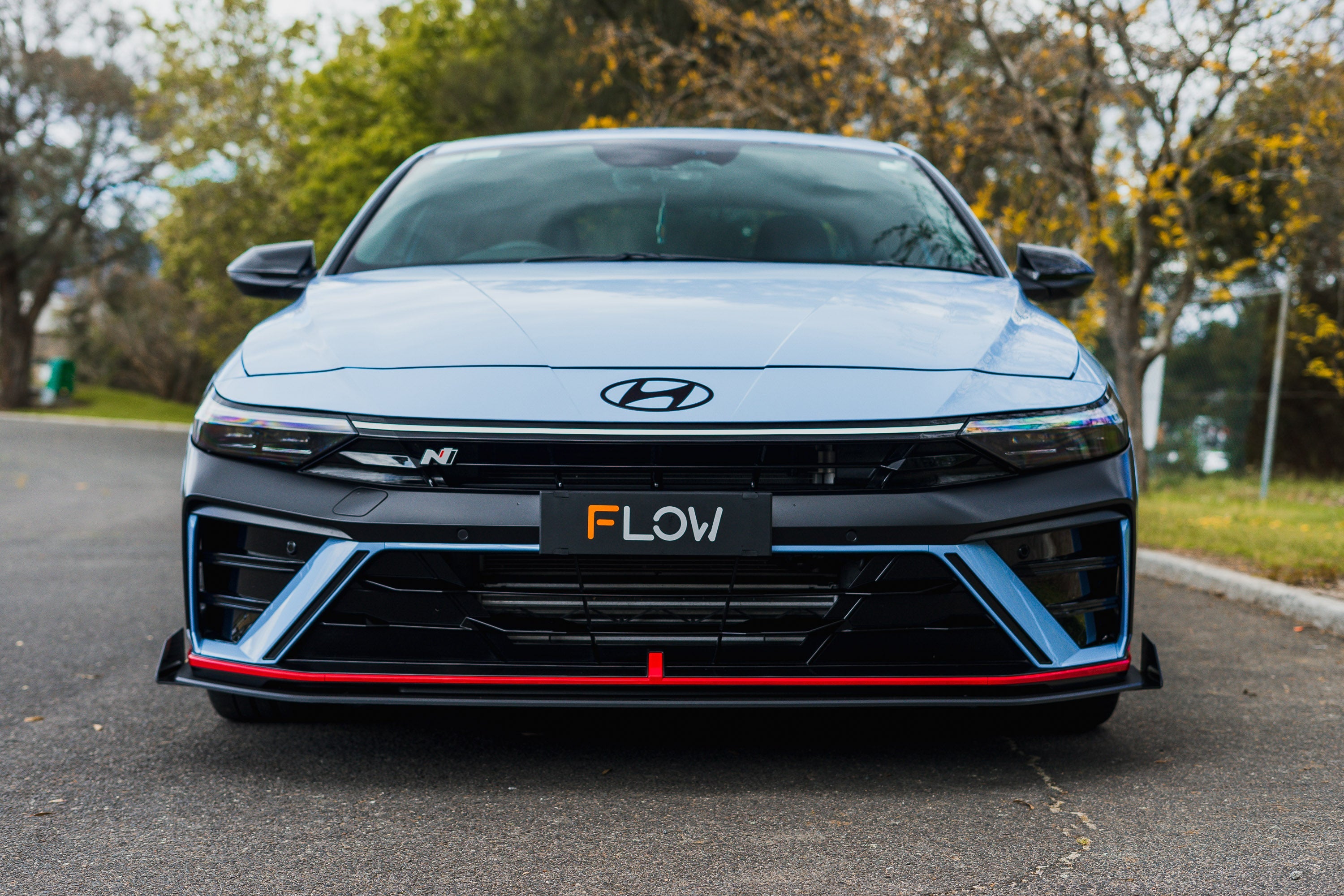 FLOW Designs  CN7 V2 i30N Sedan FL 2024 Front Lip Splitter Winglets (Pair) - MODE Auto Concepts